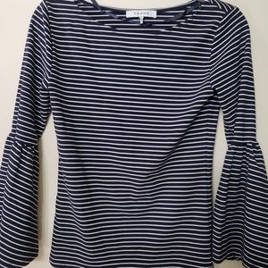 FRAME Women's Long Sleeve Striped Shirt